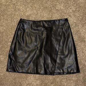 Abercrombie Faux Leather Skirt
